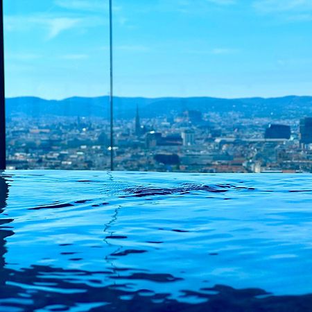 Panorama Sky Apartment I Rooftop Pool I Metro Station Vienna Luaran gambar