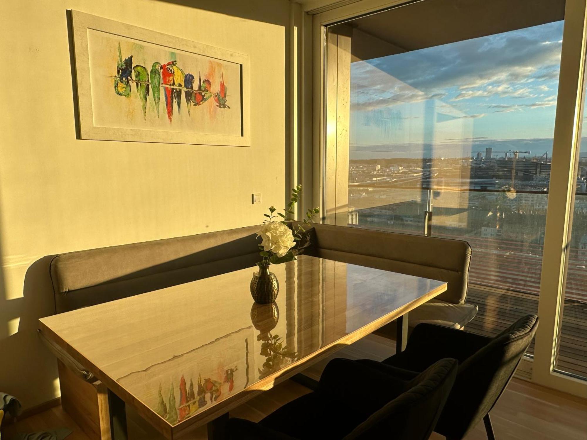 Panorama Sky Apartment I Rooftop Pool I Metro Station Vienna Luaran gambar